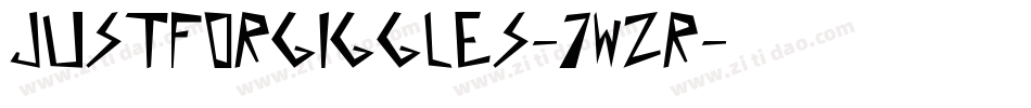 JustForGiggles-7wzR字体转换