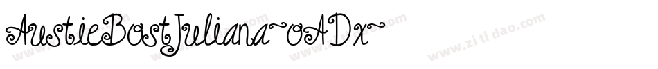 AustieBostJuliana-oADx字体转换
