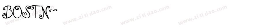 BOSTN字体转换
