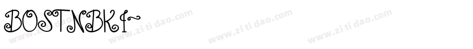 BOSTNBKI字体转换
