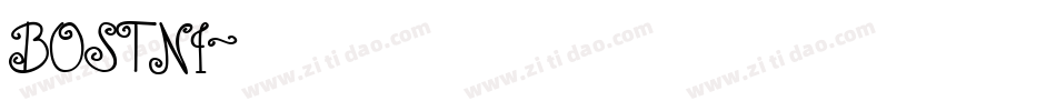 BOSTNI字体转换