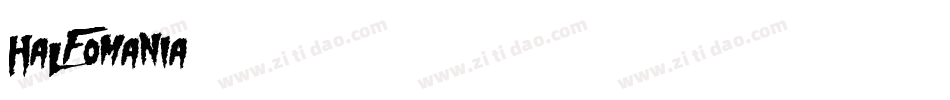 Halfomania字体转换