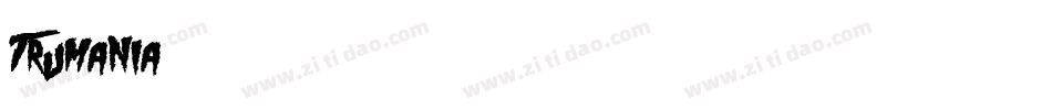 Trumania字体转换