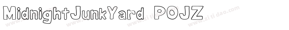 MidnightJunkYard-POJZ字体转换