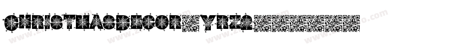 ChristmasDecor-Yrz2字体转换