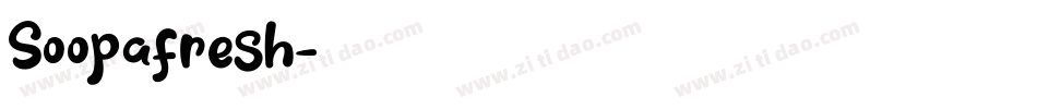 Soopafresh字体转换