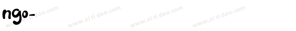 ngo字体转换