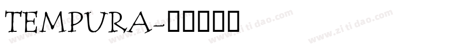 TEMPURA字体转换