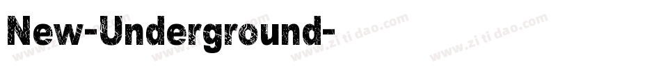 New-Underground字体转换