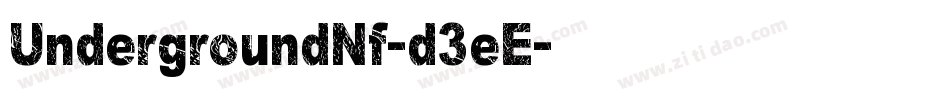 UndergroundNf-d3eE字体转换