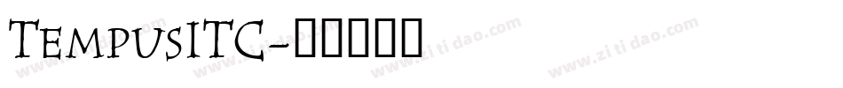 TempusITC字体转换
