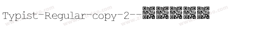 Typist-Regular-copy-2-字体转换