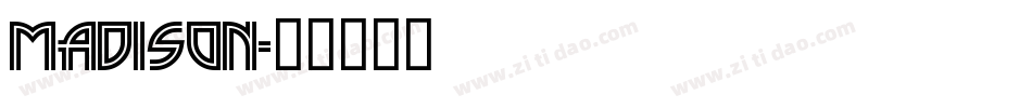 madison字体转换