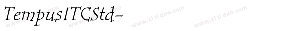 TempusITCStd字体转换