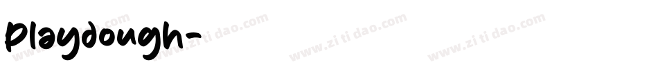 Playdough字体转换