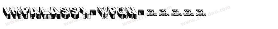 Impalassx-wPqn字体转换