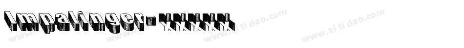 Impalinger字体转换