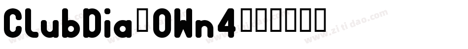 ClubDia-0Wn4字体转换