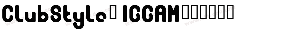 ClubStyle-1GGAM字体转换