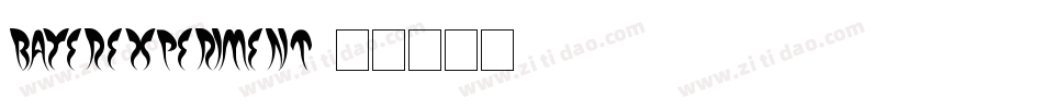 BayerExperiment字体转换