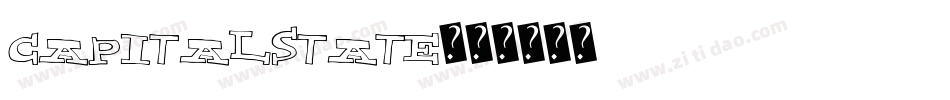 CapitalState字体转换