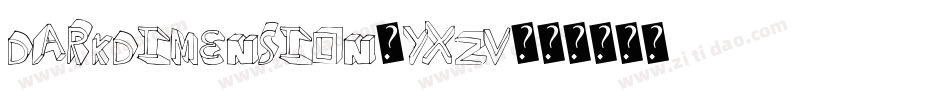 DarkDimension-YxZv字体转换