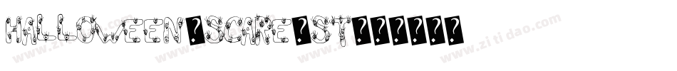 Halloween-Scare-St字体转换