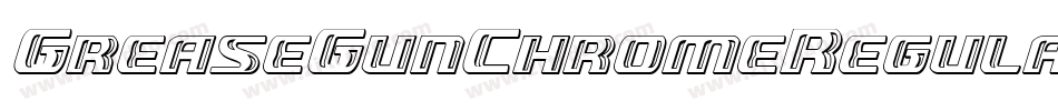 GreaseGunChromeRegular-Rmll字体转换