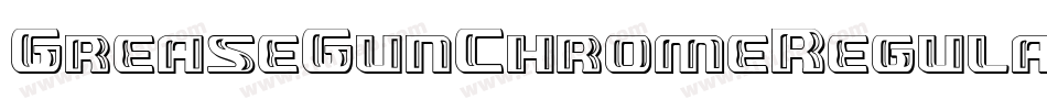 GreaseGunChromeRegular-Rmll字体转换