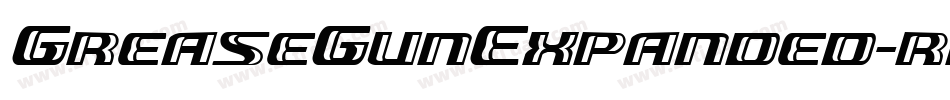 GreaseGunExpanded-rMK9字体转换