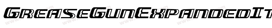 GreaseGunExpandedItalic-MKXx字体转换