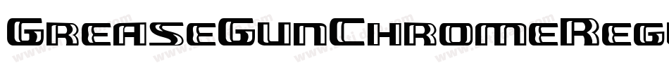GreaseGunChromeRegular-Rmll字体转换