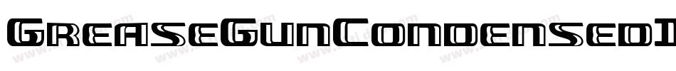 GreaseGunCondensedItalic-Y4r8字体转换