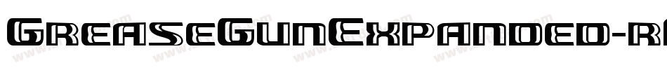 GreaseGunExpanded-rMK9字体转换