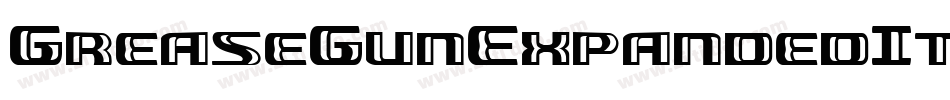 GreaseGunExpandedItalic-MKXx字体转换