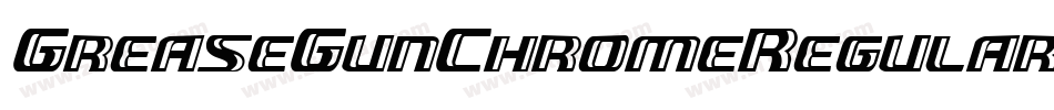 GreaseGunChromeRegular-Rmll字体转换