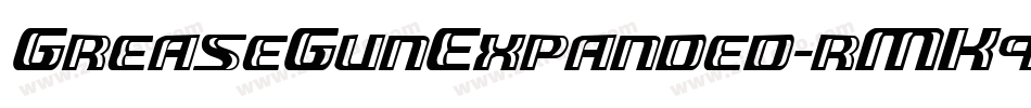 GreaseGunExpanded-rMK9字体转换