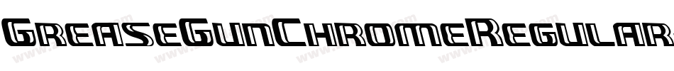 GreaseGunChromeRegular-Rmll字体转换
