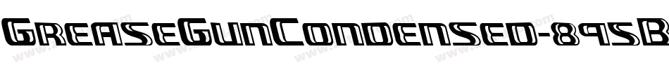 GreaseGunCondensed-895B字体转换