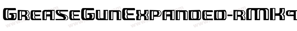 GreaseGunExpanded-rMK9字体转换