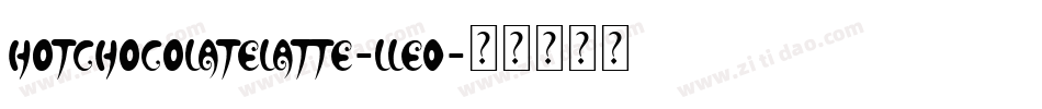 HotChocolateLatte-lLed字体转换