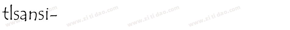 tlsansi字体转换