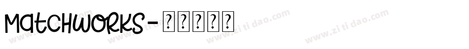 Matchworks字体转换