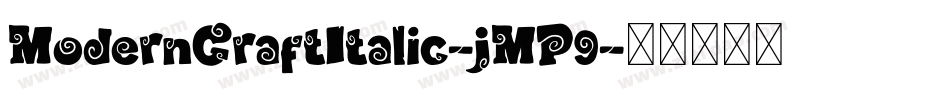 ModernCraftItalic-jMP9字体转换