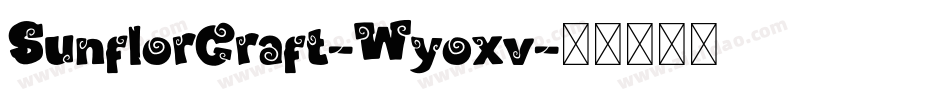 SunflorCraft-Wyoxv字体转换