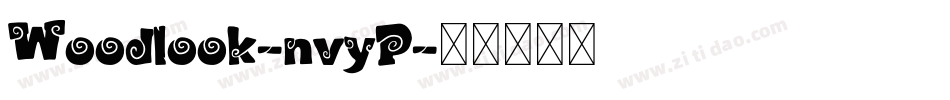 Woodlook-nvyP字体转换