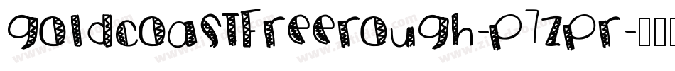 GoldcoastfreeRough-p7ZPR字体转换