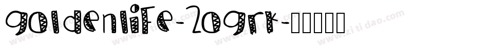 Goldenlife-2OgrK字体转换