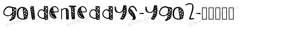 Goldenteddys-Ygo2字体转换