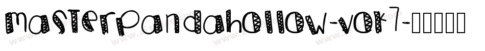 MasterPandaHollow-voK7字体转换